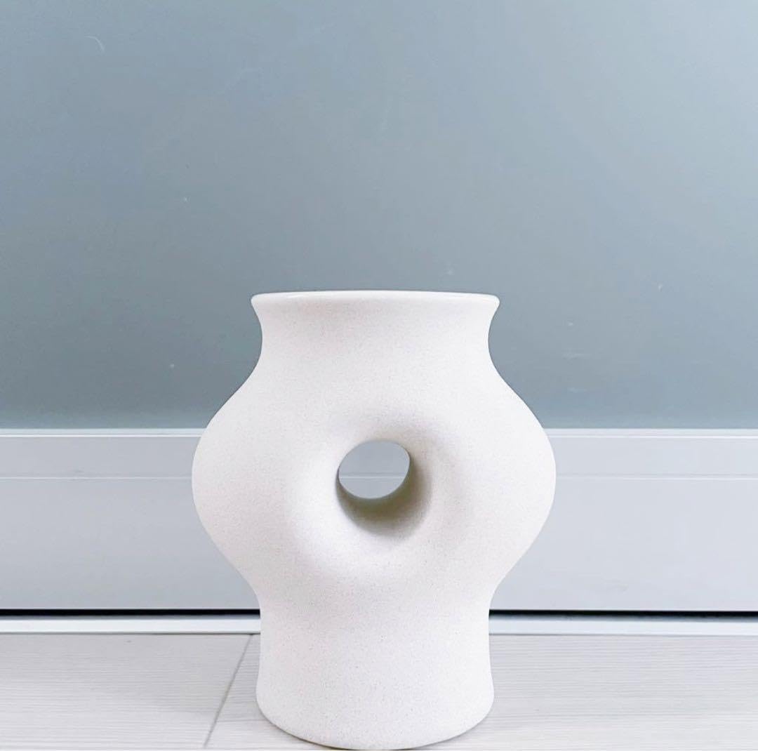   ❤︎ ストーンウェア フラワーベース3点　花瓶　vase ストーンウェア フラワーベース ホワイト | Francfranc（フラン